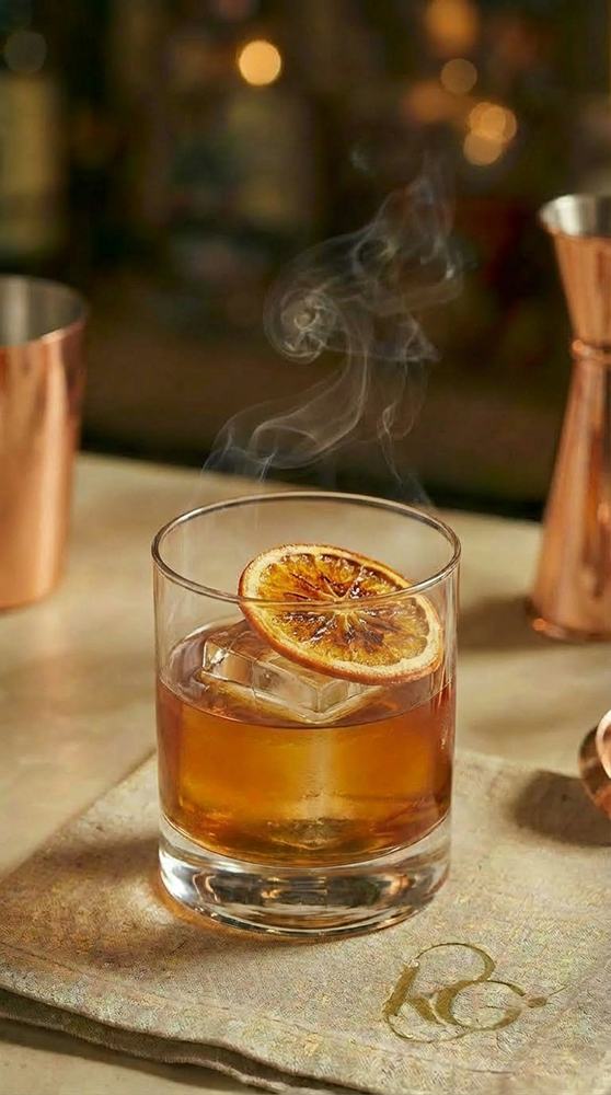 Classic Old Fashioned cocktail