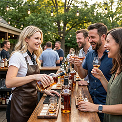 Whiskey Tasting Table