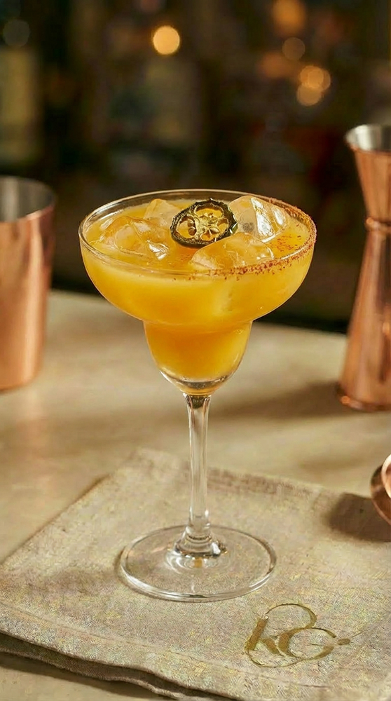Spicy Mango Margarita cocktail