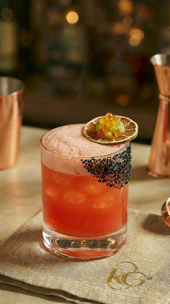 Strawberry & Tomato Margarita cocktail
